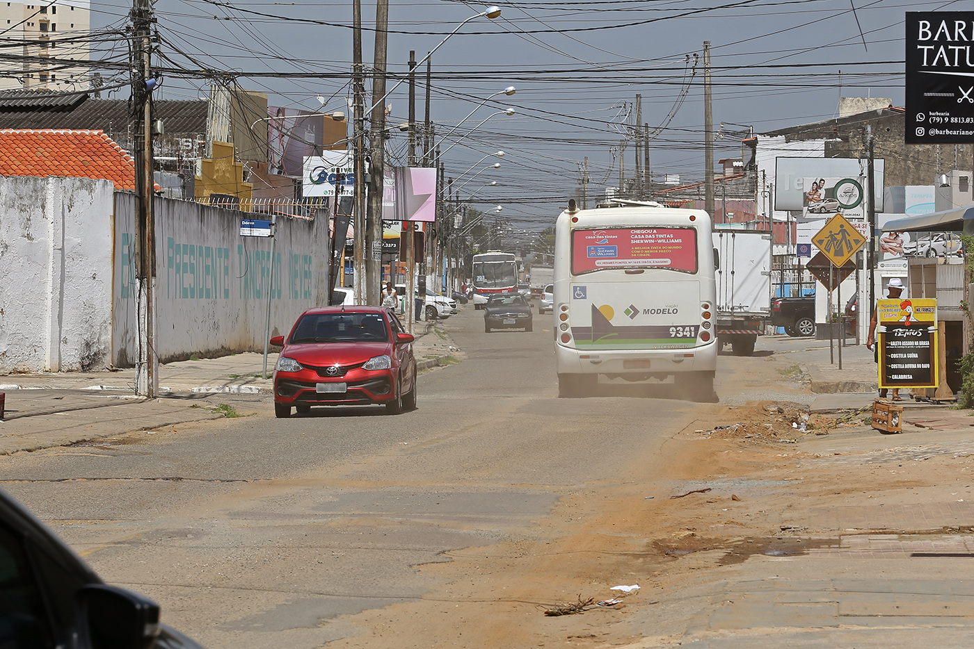 Intervenção na Nestor Sampaio objetiva reduzir tempo de viagem do transporte coletivo - SMTT Aracaju